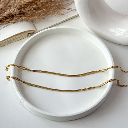 Leyered Strip Anklet