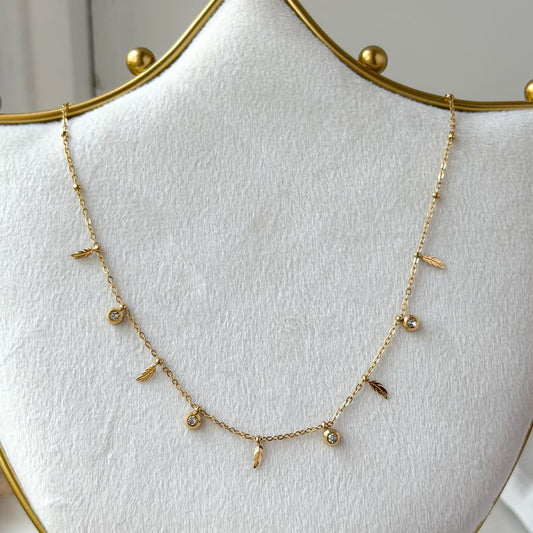 Leaf Charm Necklace