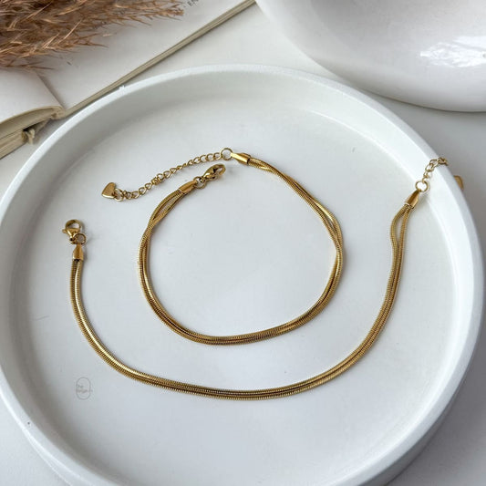 Leyered Strip Anklet