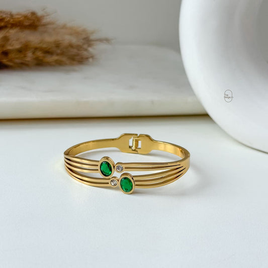 Luth Green Front Openable Baby Bangle