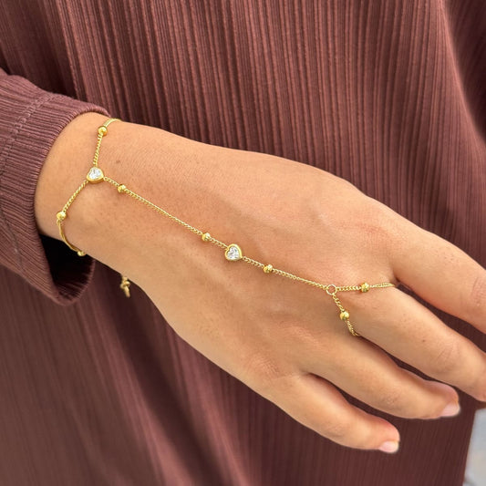 Heart lier handchain