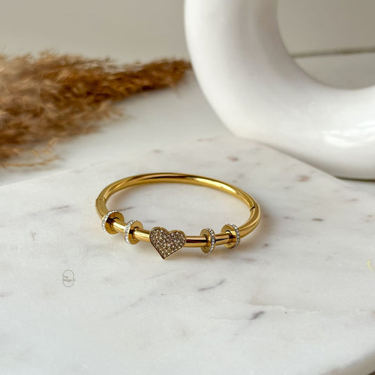 Mia Heart Baby Bangle