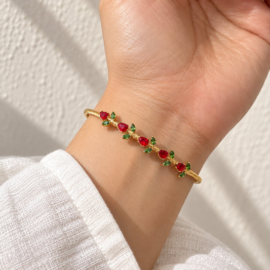 Red Tulip Magnetic Band
