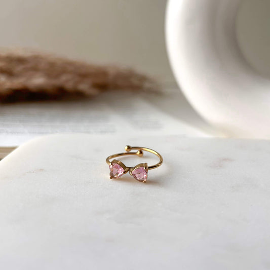 Pink bow- adjustable