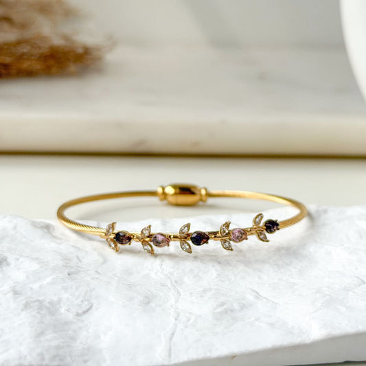 Purple Tulip Magnetic Band