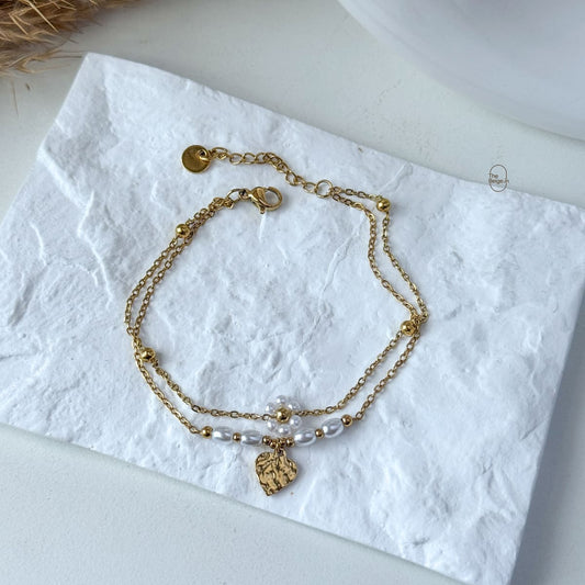 Daisy Layered Bracelet