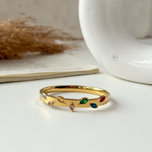 Fareke Multi Stone Baby Bangle