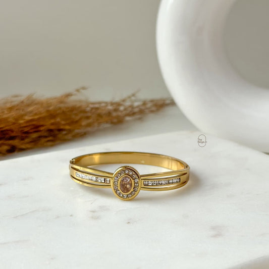 Zuari White Stone Baby Bangle