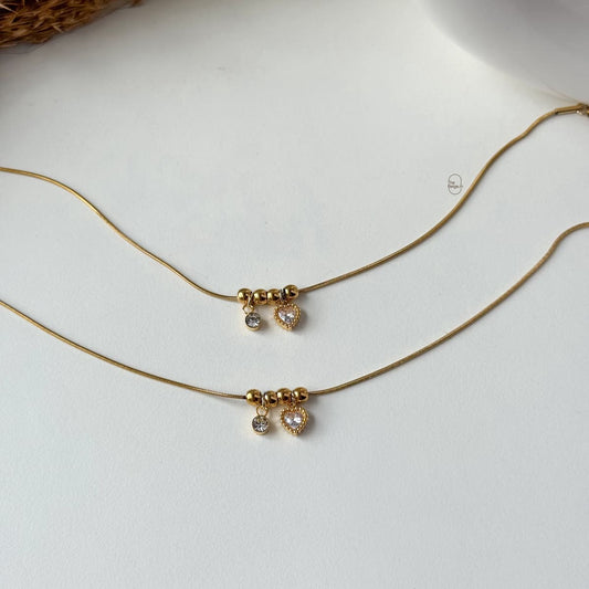 Heart Kimora Charms Pair